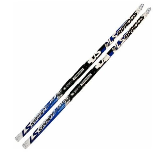 Беговые лыжи STC Brados LS Sport 3D степ синий/черный, 185 см