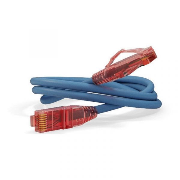 Патч-корд HyperLine PC-LPM-UTP-RJ45-RJ45-C5e-2M-LSZH-BL 2 м, синий